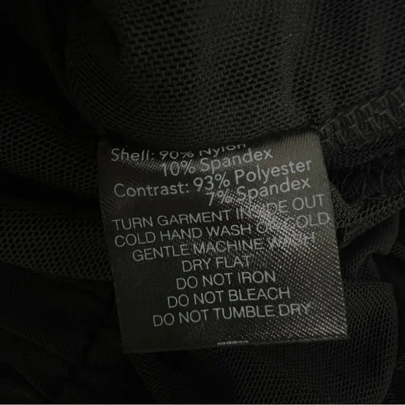 I.AM.GIA Ophelia Jumpsuit Ruched Mesh Strapless Stretch Black Sexy Chic Size S - Picture 12 of 14